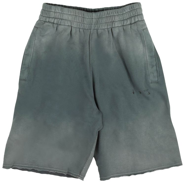 Off White Logo Vintage Sweatshorts Light Blue