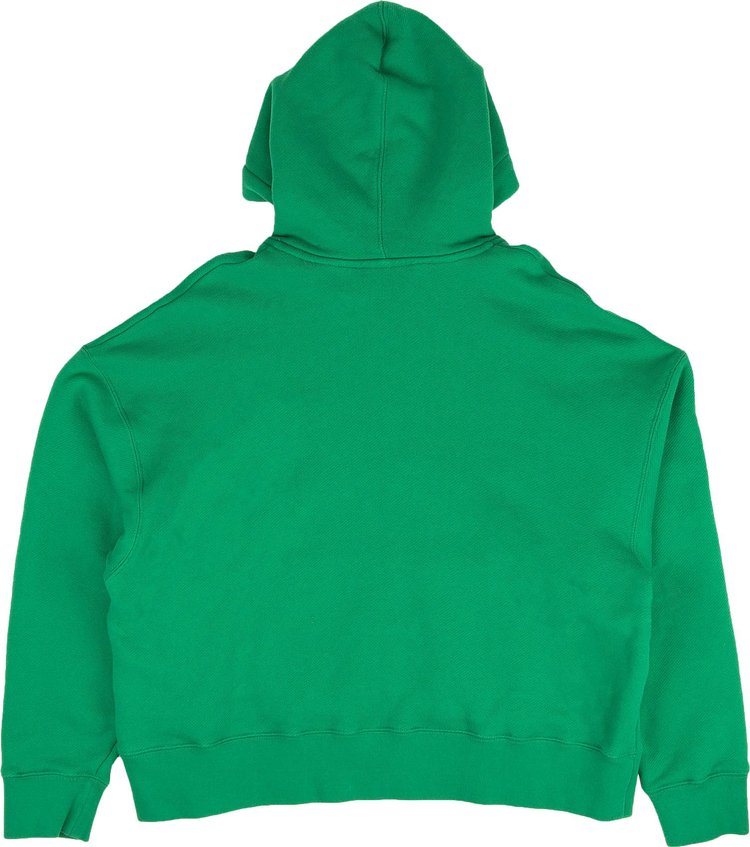 Palm Angels Miami Logo Hoodie GreenMulticolor