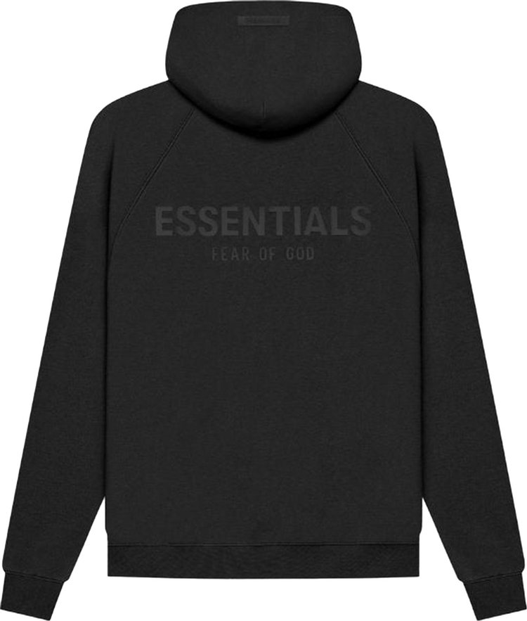 Fear of God Essentials Pull Over Hoodie Black