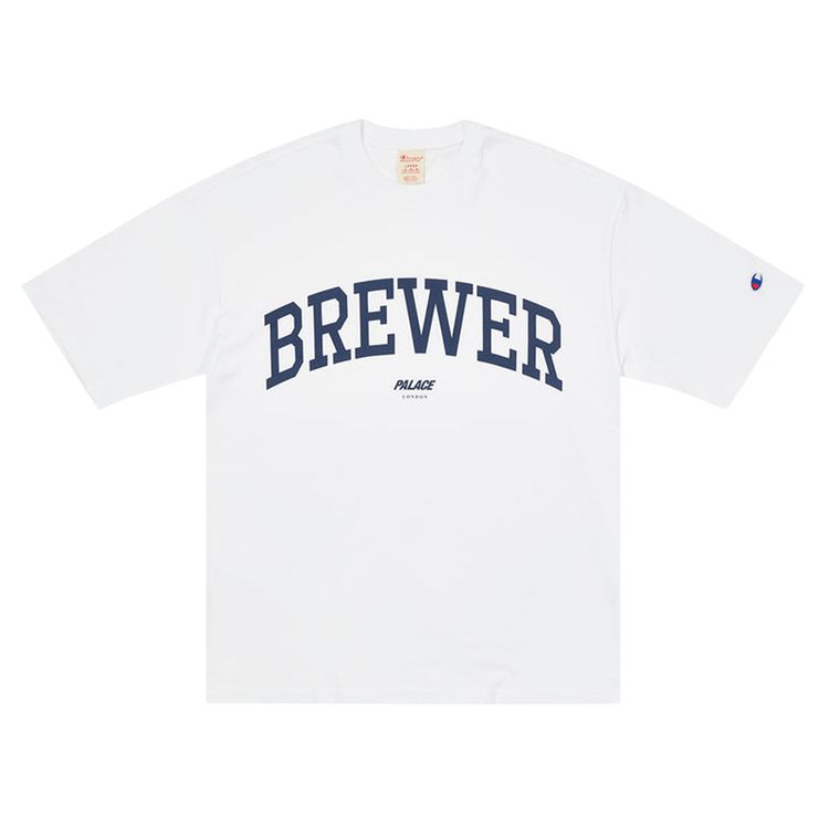 Palace x Champion Shop T Shirt London White