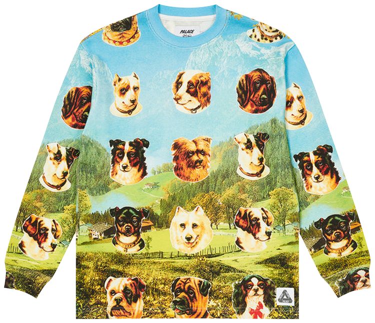 Palace Payne Waffle Long Sleeve Multicolor