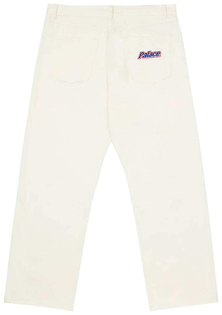 Palace Baggies Jeans White