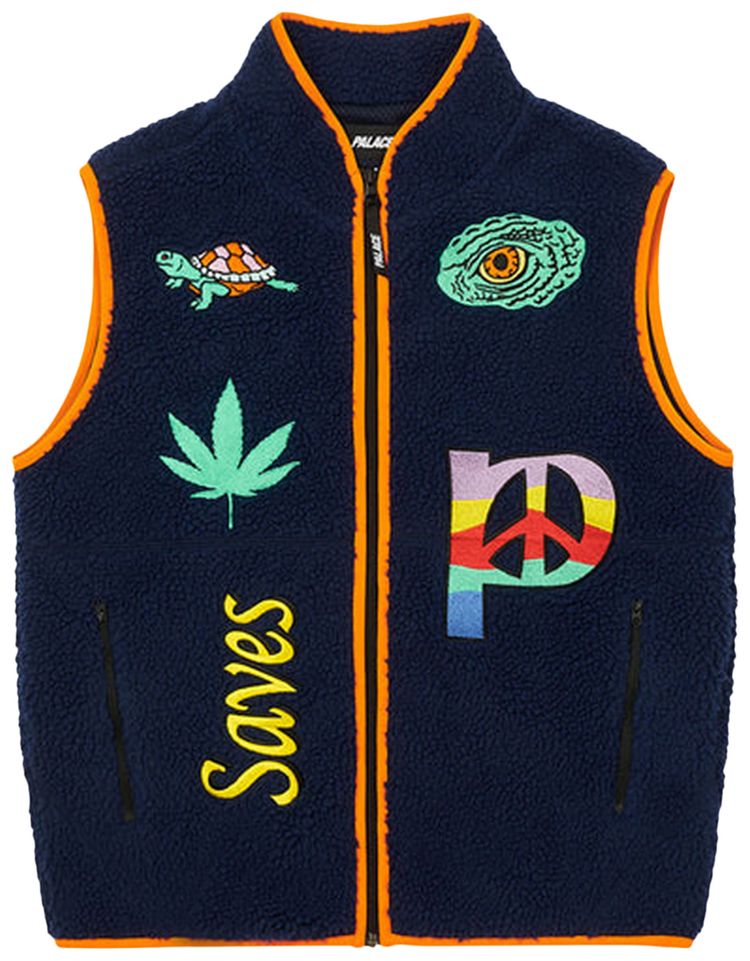 Palace Jesus Gilet Navy