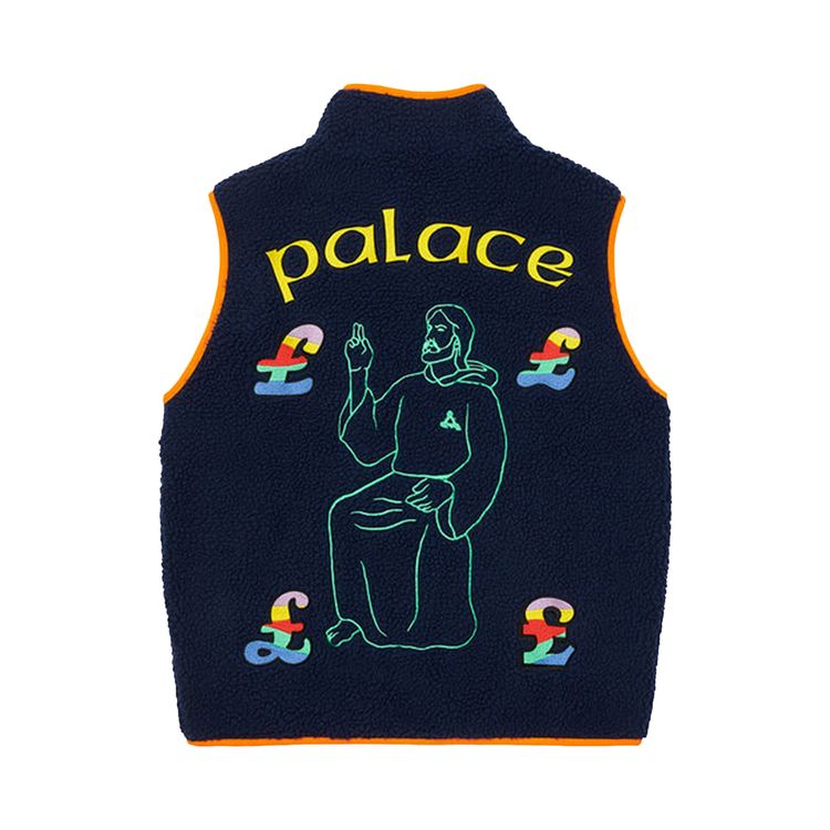 Palace Jesus Gilet Navy