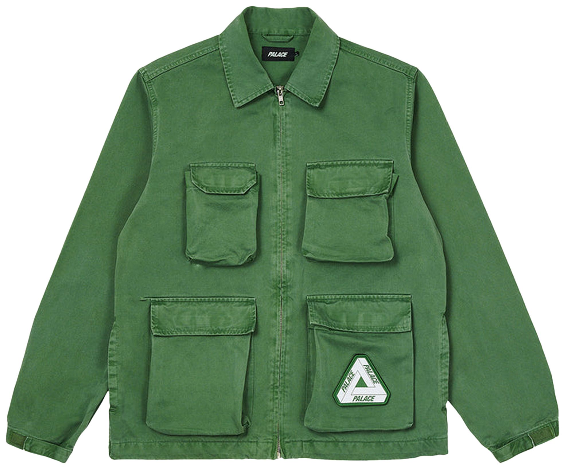 Buy Palace Garment Dyed Jacket 'Olive' P22JK214 GOAT