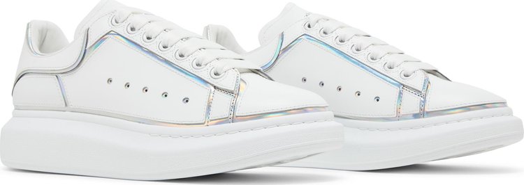 Alexander McQueen Oversized Sneaker White Silver