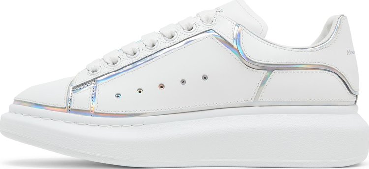 Alexander McQueen Oversized Sneaker White Silver