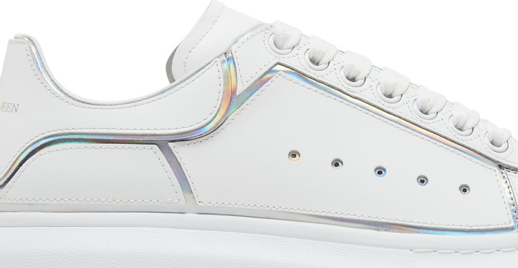 Alexander McQueen Oversized Sneaker White Silver