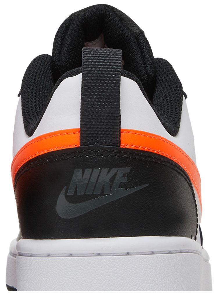 Court Borough Low 2 GS White Black Orange