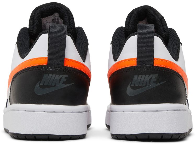 Court Borough Low 2 GS White Black Orange
