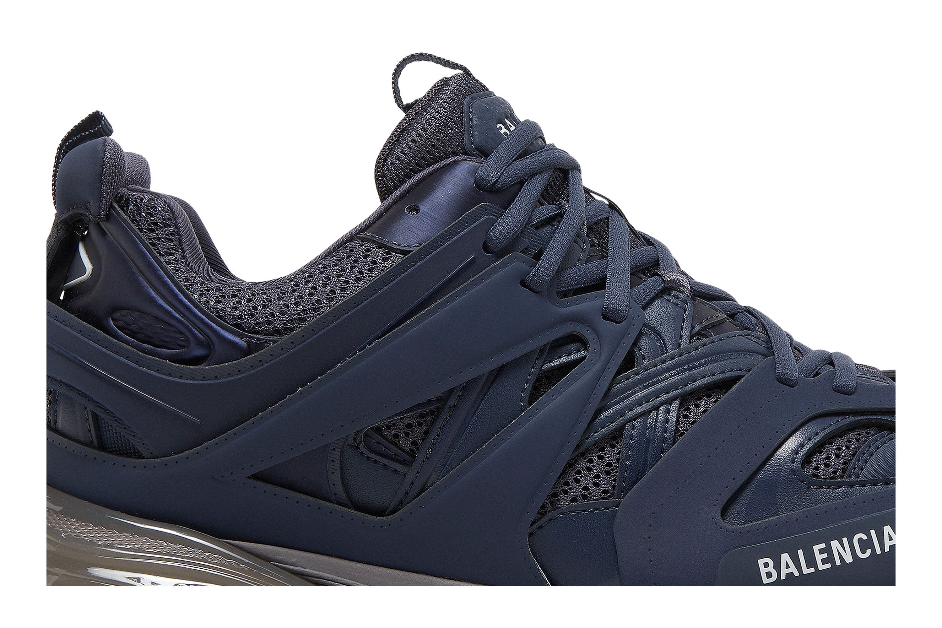 Size 7.0 Balenciaga Track Sneaker Clear Sole Dark Grey
