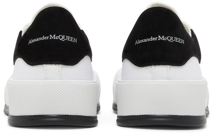 Alexander McQueen Deck Plimsoll Low White Black