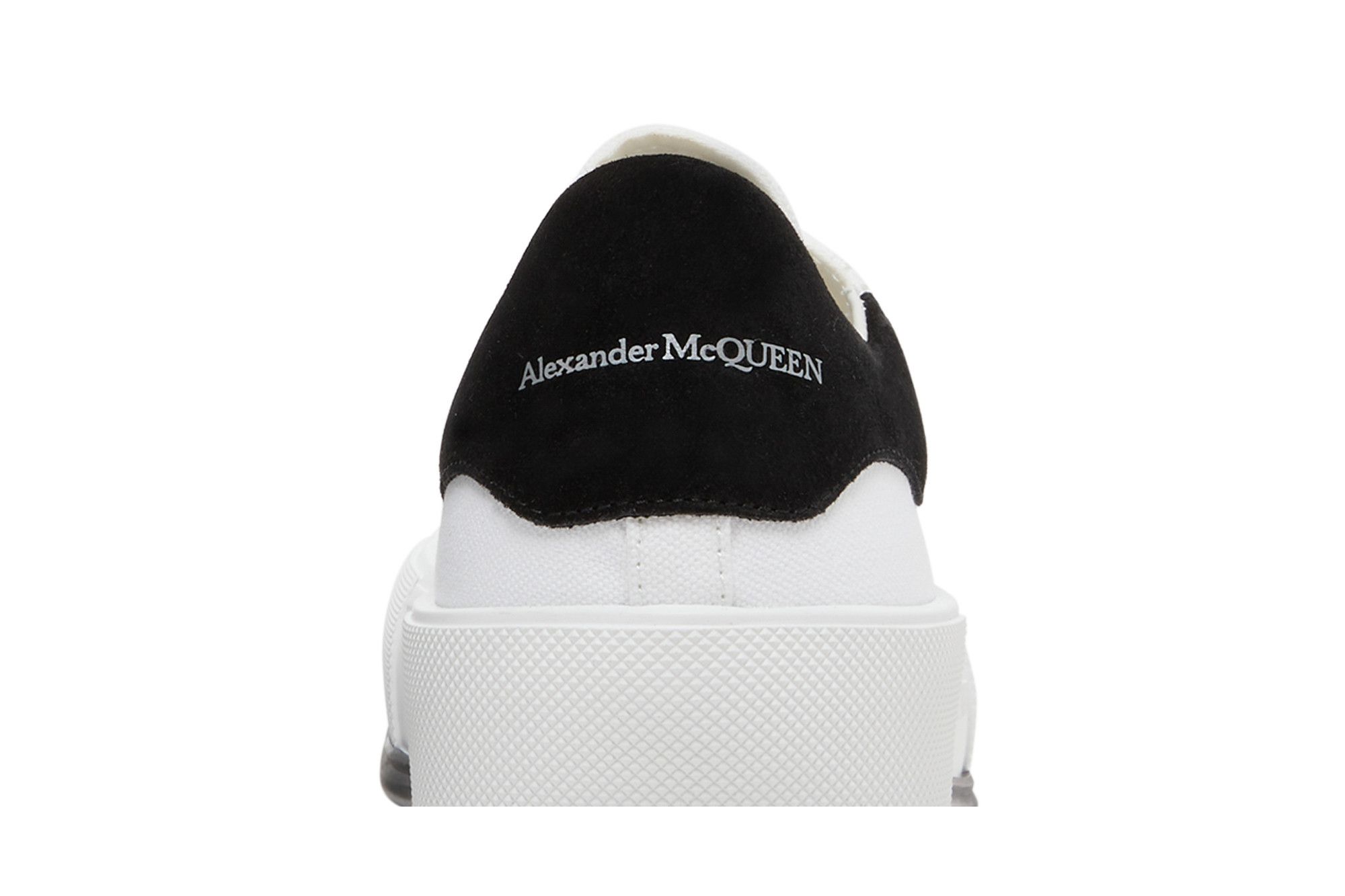 Buy Alexander McQueen Deck Plimsoll Low 'White Black