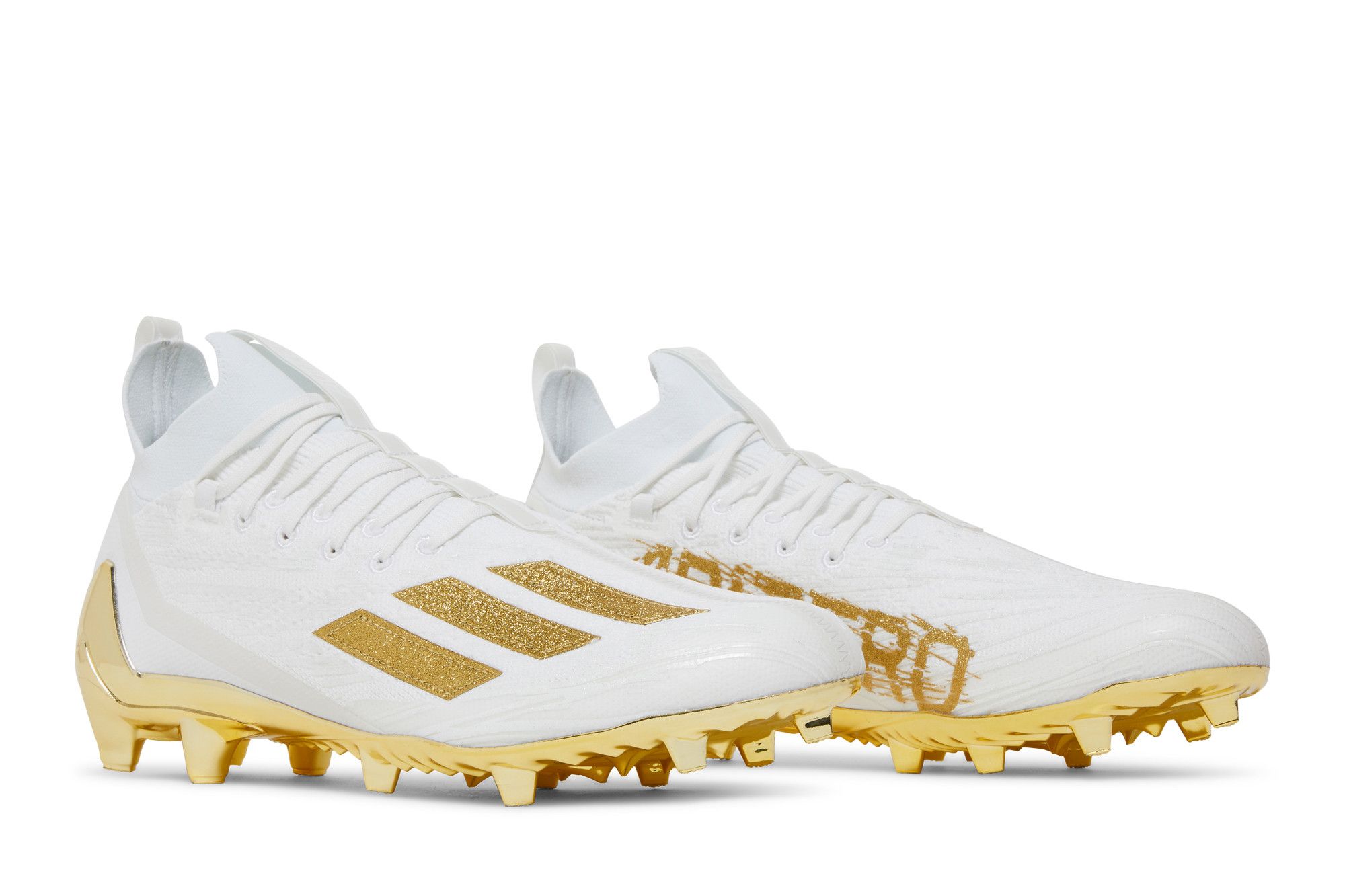 Buy Adizero Cleats Primeknit White Gold Metallic GX5100 GOAT CA