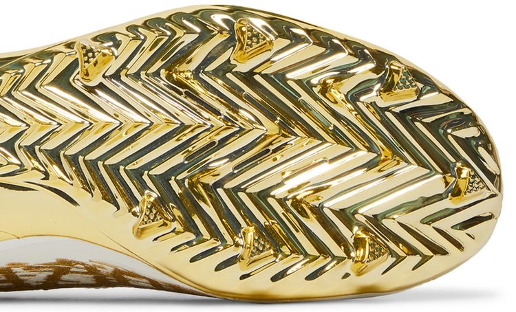 Adizero Cleats Primeknit White Gold Metallic