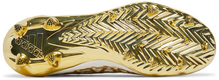 Adizero Cleats Primeknit White Gold Metallic