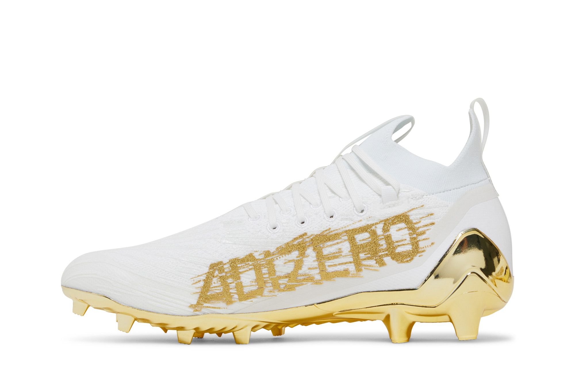 Buy Adizero Cleats Primeknit White Gold Metallic GX5100 GOAT