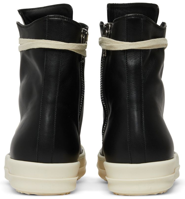 Rick Owens Strobe Leather High Black Milk