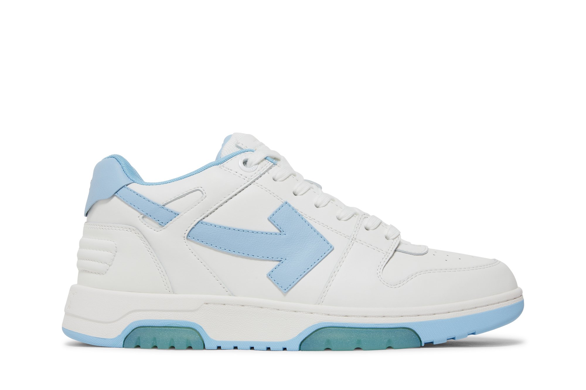 OFF-WHITE Out Of Office Low Slim White University Blue