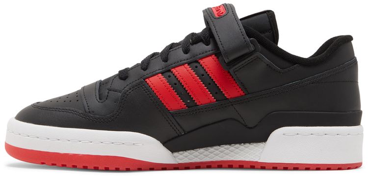 Adidas Forum Low Black Vivid Red