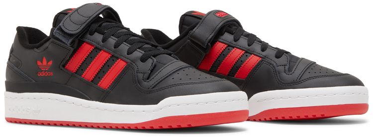Adidas Forum Low Black Vivid Red