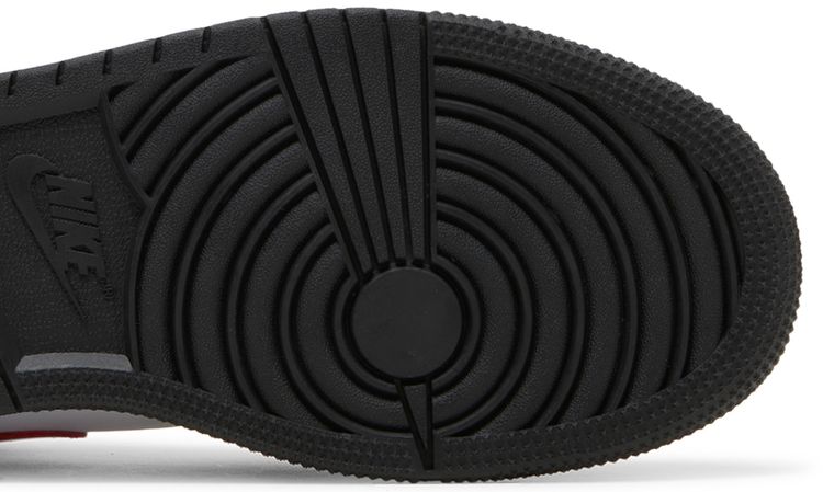 Air Jordan 1 Mid GS Black Fire Red