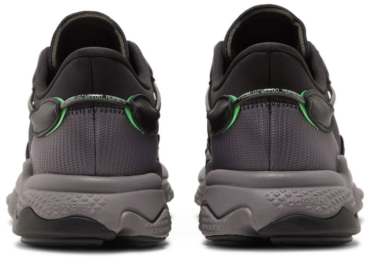 Adidas Ozweego Black Charcoal Screaming Green