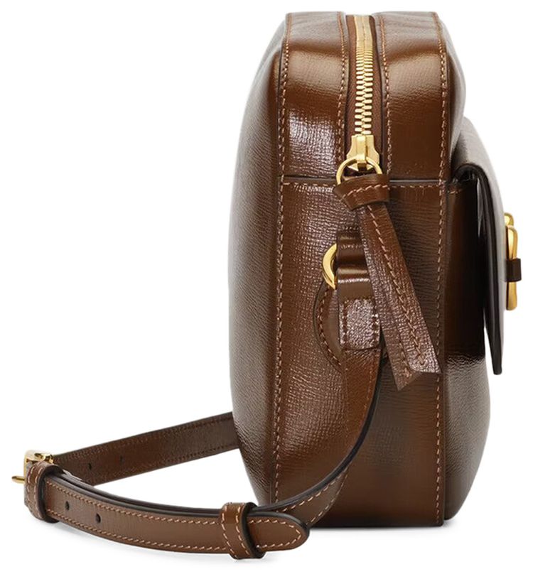 Gucci Horsebit 1955 Small Shoulder Bag Brown