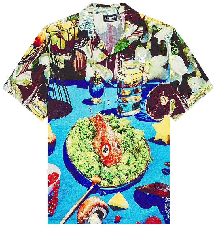 Pleasures x Playboy Taste Button Down Blue