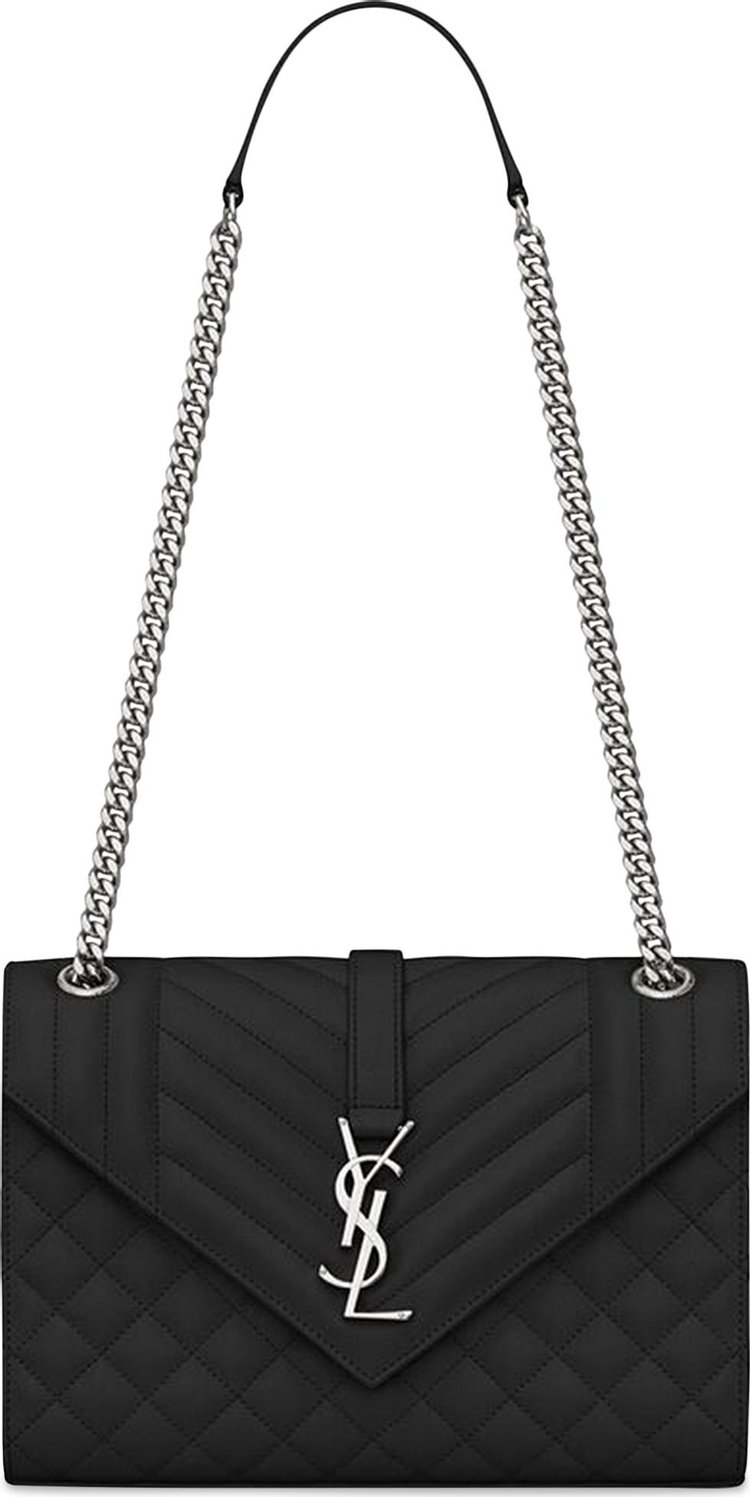 Saint Laurent Envelope Medium Chain Bag 'Noir'