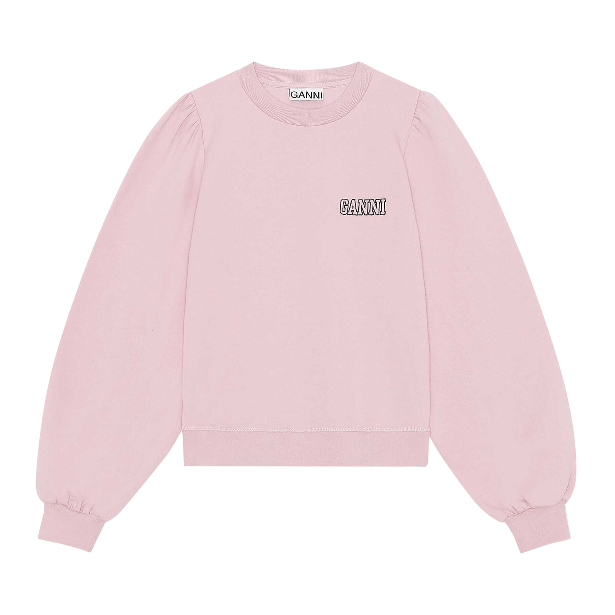 Buy GANNI Software Isoli Puff Shoulder Sweatshirt 'Sweet Lilac