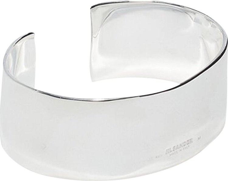 Jil Sander Handcrafted Bracelet Silver