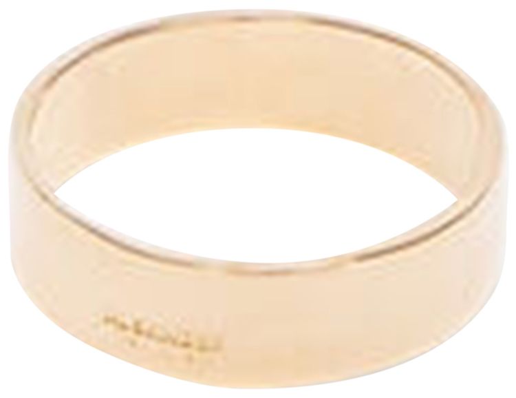 Jil Sander Handcrafted Ring Gold