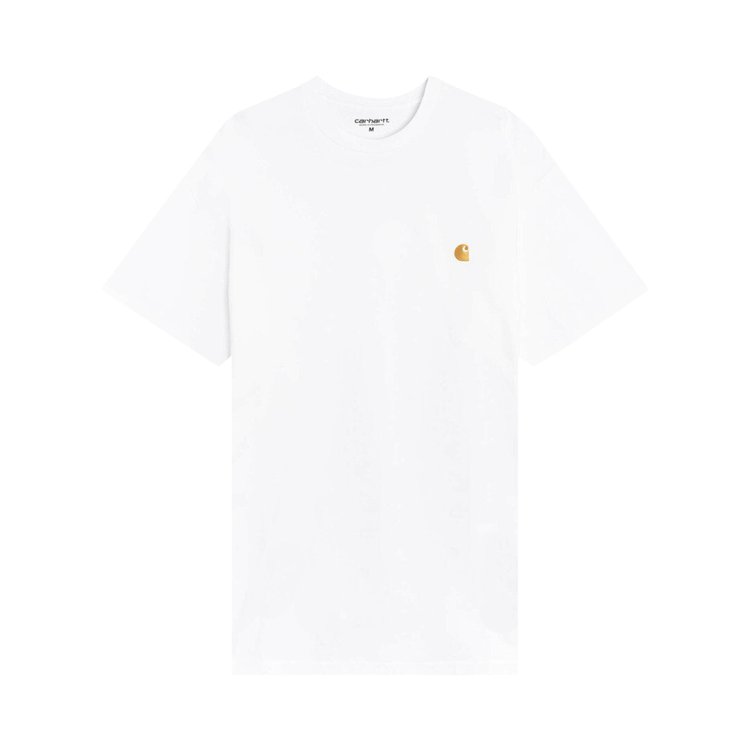 Carhartt WIP Short-Sleeve Chase T-Shirt 'White/Gold'