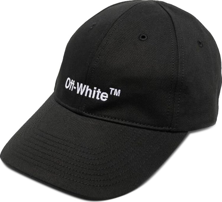 Buy Off-White Helvetica Baseball Cap 'Black/White ...