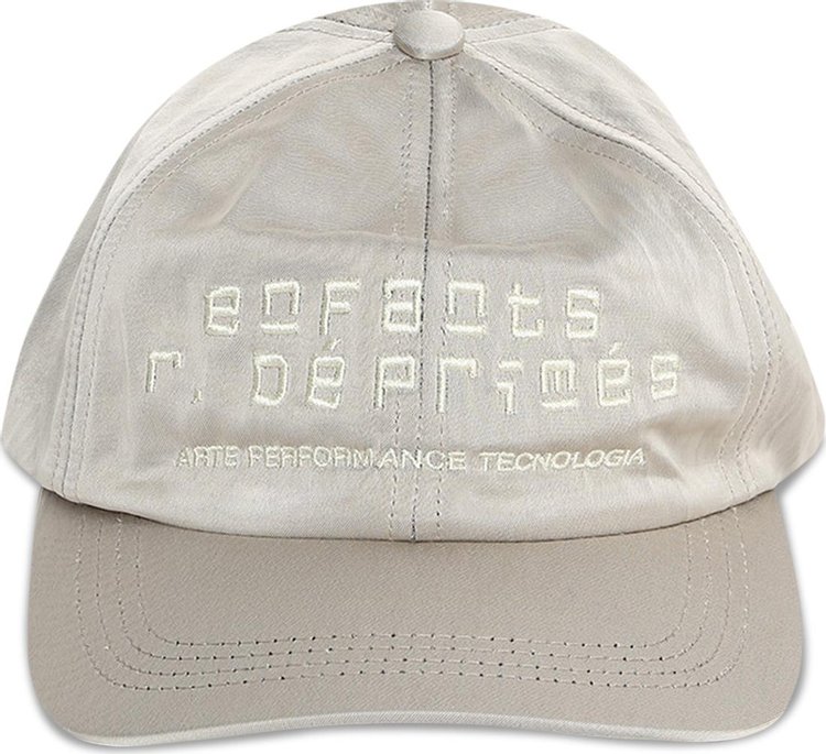 Enfants Riches Deprimes Apt Logo 6 Panel Cap SlateIvory