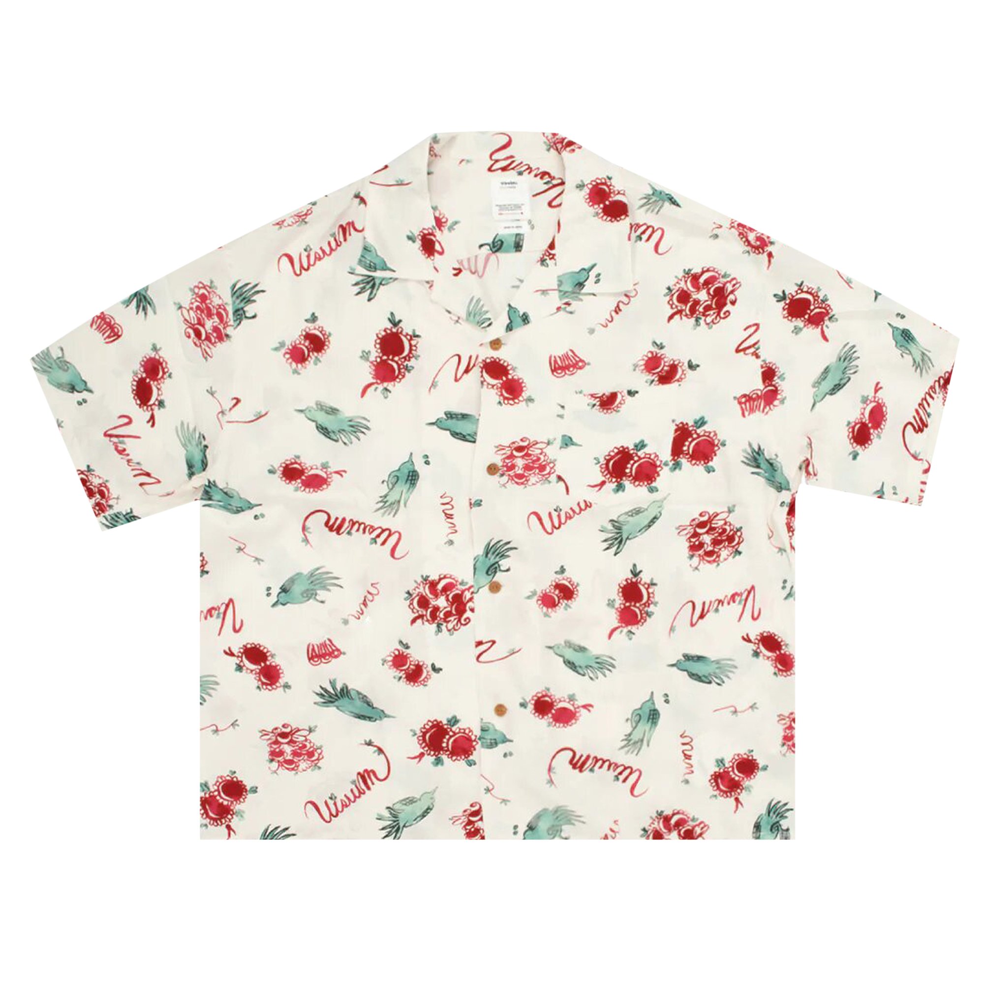 Buy Visvim Wallis Shirt Short-Sleeve Sunnybird 'Red' - 0122105011017 RED |  GOAT