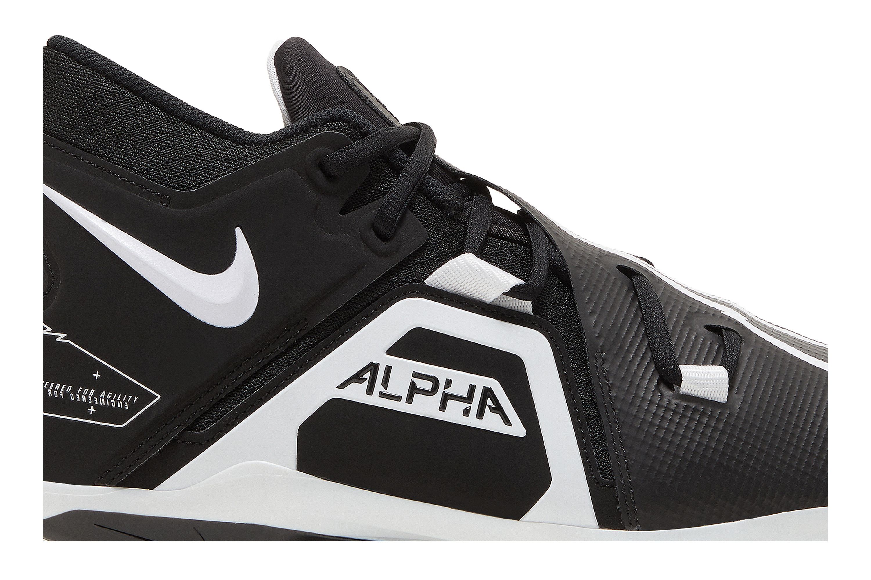 Buy Nike Alpha Menace Pro 3 'Black White' - CT6649 001 | GOAT