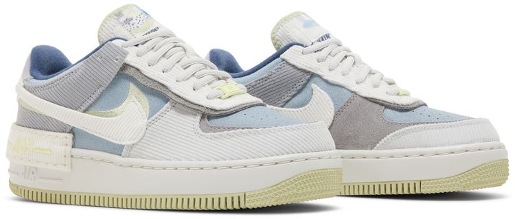 Nike Wmns Air Force 1 Shadow On The Bright Side   Skate Blue