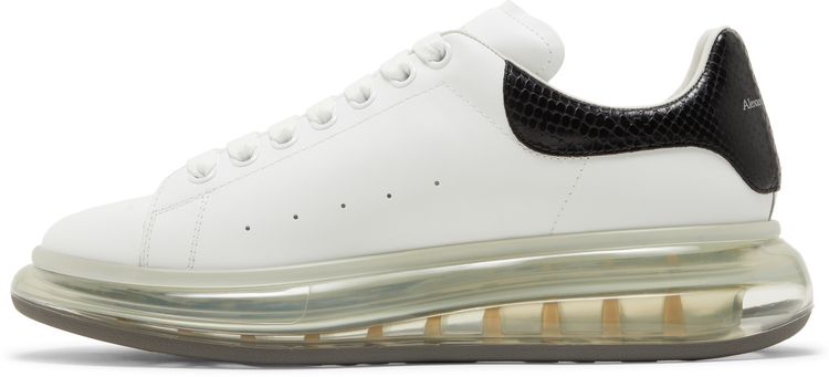 Alexander McQueen Oversized Sneaker Transparent Sole   Snakeskin