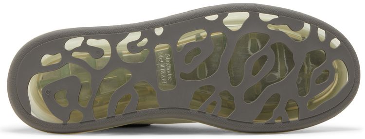 Alexander McQueen Oversized Sneaker Transparent Sole   Snakeskin