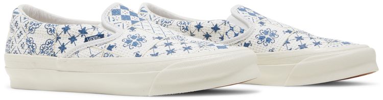 Vans Kith x OG Classic Slip On LX Azulejo Tile