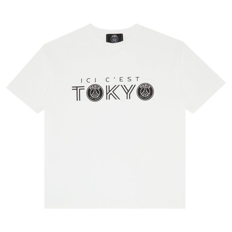 Paris Saint-Germain x Edifice Japan Tour Mono Inline Short-Sleeve Tee 'White'