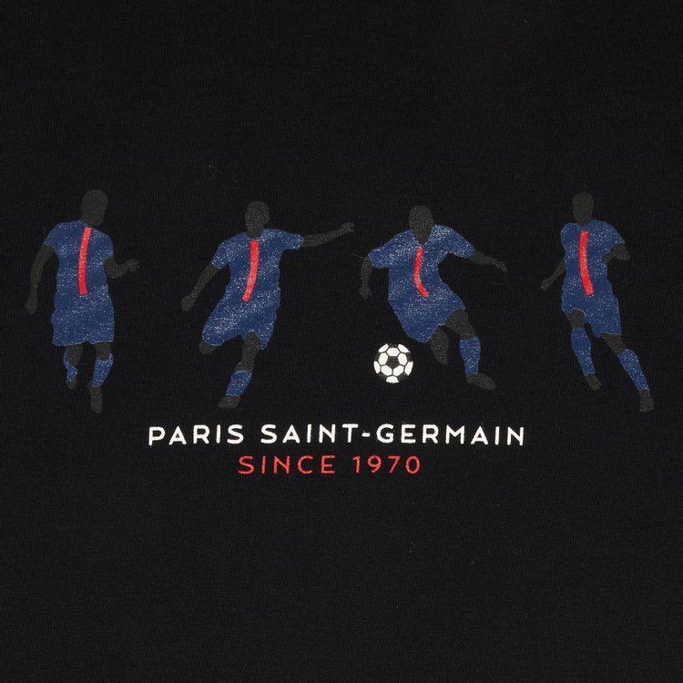 Paris Saint Germain x Edifice Japan Tour Players Embroidered Short Sleeve Tee Black