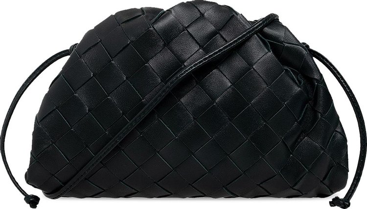Bottega Veneta Black Leather Mini Pouch Clutch Bag Bottega Veneta