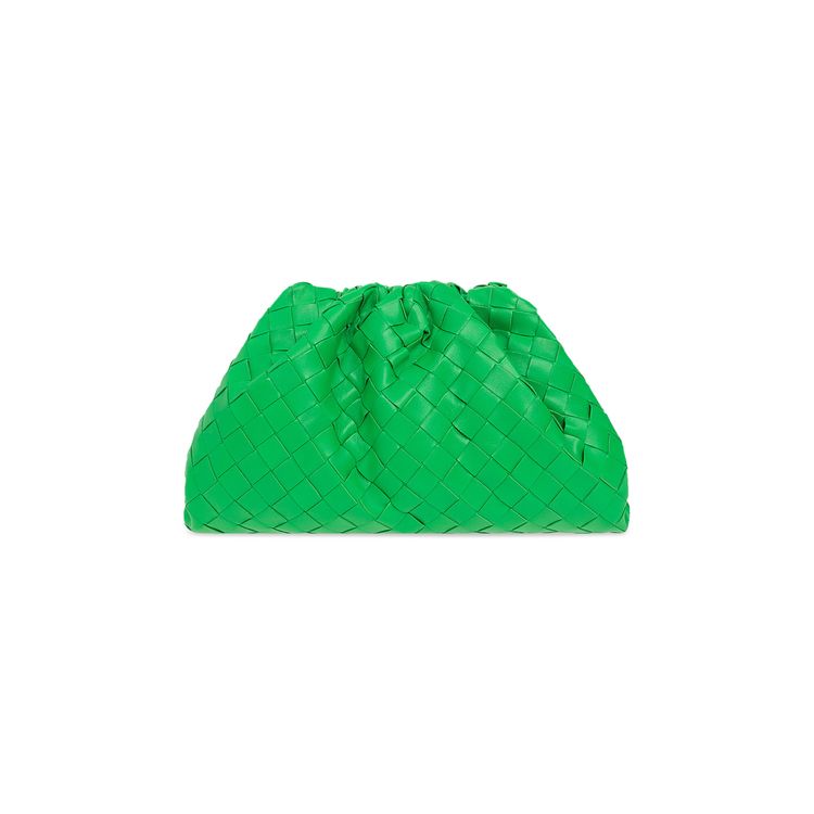 Bottega Veneta Teen Pouch ParakeetGold