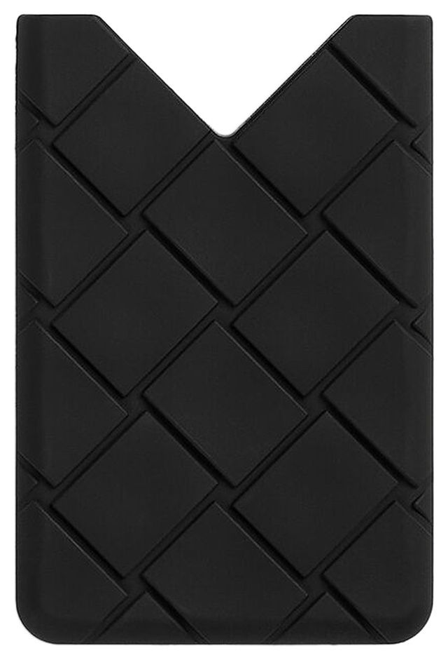 Bottega Veneta Rubber Cardcase Black