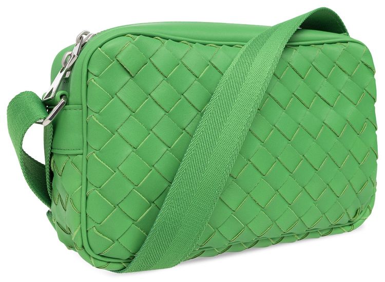 Bottega Veneta Classic Camera Bag Parakeet