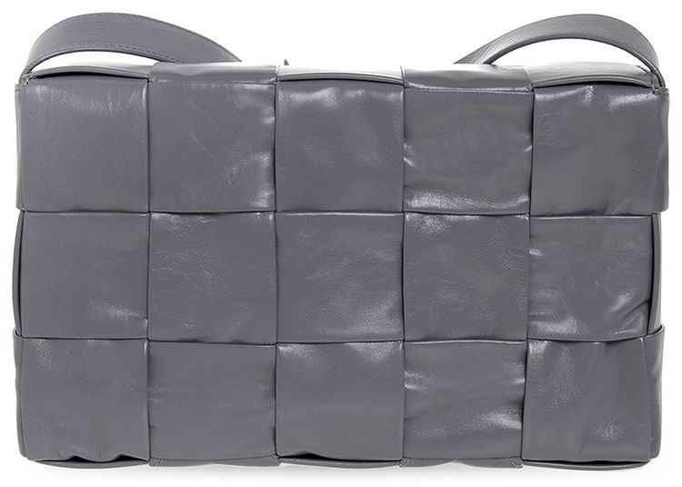 Bottega Veneta Medium Cassette Messenger ThunderSilver