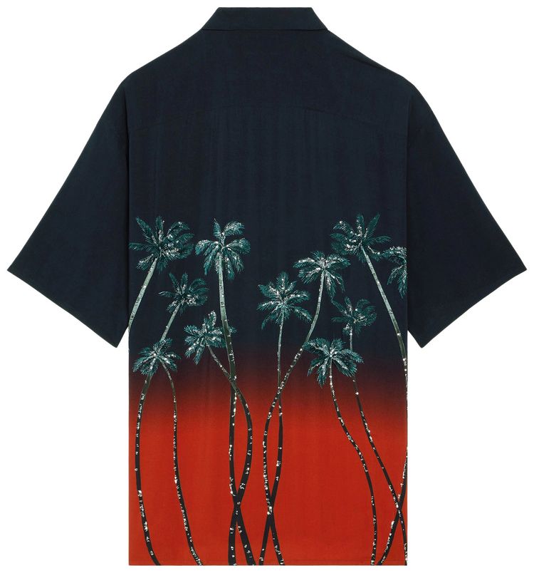 CELINE Over Mc Brodee Chemise RougeNoir